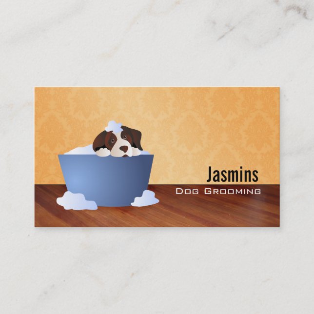 Dog Groomer Business Cards (Front)