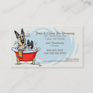 Dog Groomer Pet Spa Claw Tub Blue Appointment