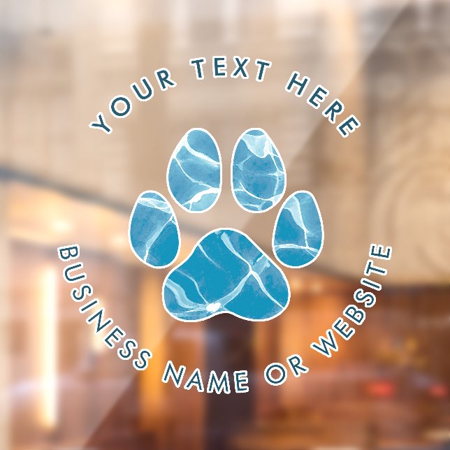 Dog Groomer Wash Water Paws Prints Promotional (Sheet 2)