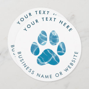 Dog Groomer Wash Water Paws Prints QR Code
