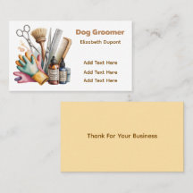 Dog Groomer Watercolor