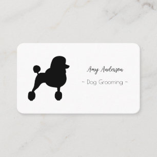 Dog Grooming Appointment Business Card