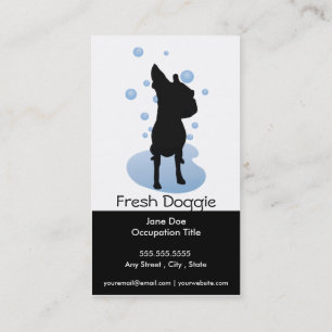 Dog Grooming Business Card Loyalty Card