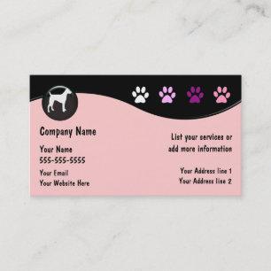 Dog Grooming Business Cards