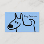 Dog Grooming Business Cards<br><div class="desc">Dog groomer business cards with colourful fun design that includes a cute dog and text layout you can customise now. Best business cards for a dog groomer,  dog sitter,  walking service,  or pet shop and supplies.</div>