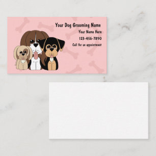 Dog Grooming Business Cards