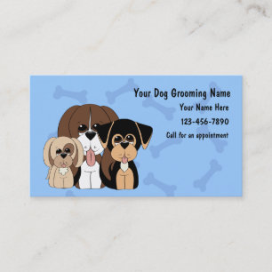 Dog Grooming Business Cards