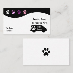 Dog Grooming Business Cards