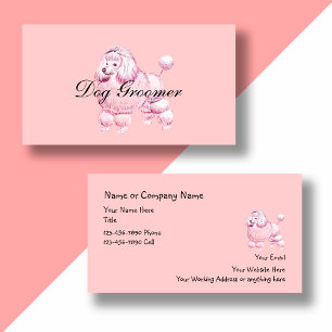 Dog Grooming Business Cards