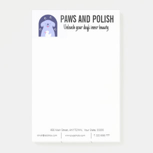 Dog Grooming Business Custom  Post-it Notes