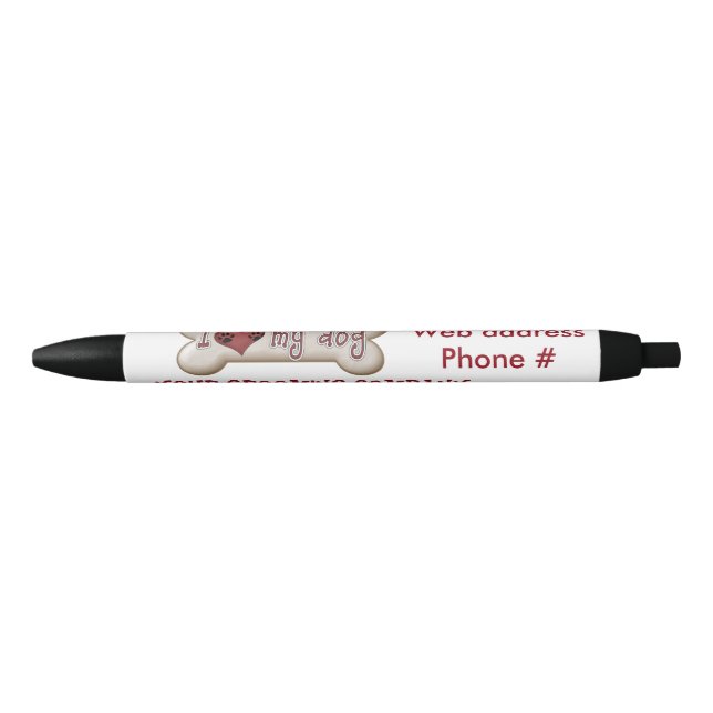 Dog Grooming Client, Tradeshow gift pens (Front)