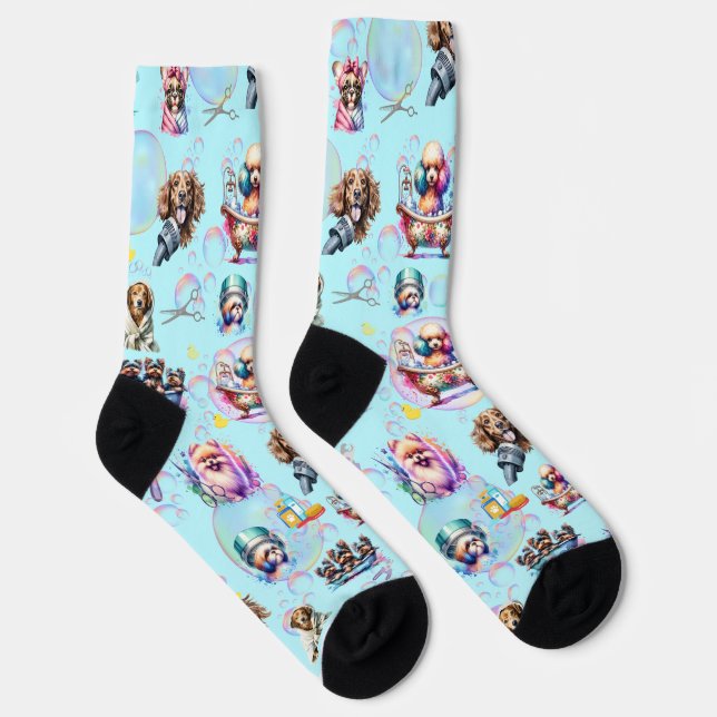 Dog Grooming Crew Socks (Right)