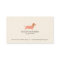 Dog Grooming Dachshund Business Card