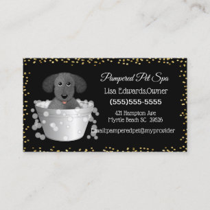 Dog Grooming Dog Spa Appointment Card
