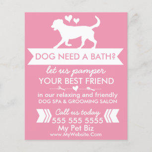Dog Grooming Flyer - Personalizable