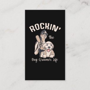 Dog Grooming Life Dog Groomer Hairdresser Business Card