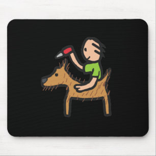 Dog Grooming Mouse Pad