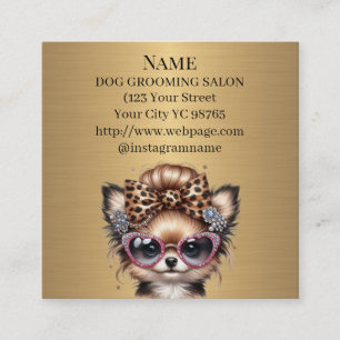 Dog grooming Salon Appointment Business Card