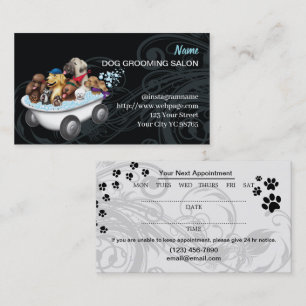 Dog grooming Salon Business Card