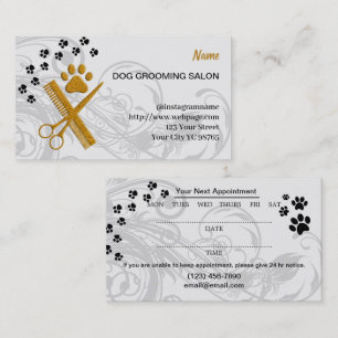 Dog grooming Salon Business Card