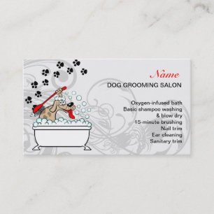 Dog grooming Salon Business Card