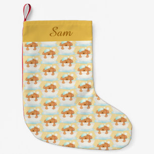 Dog Grooming Salon Small Christmas Stocking