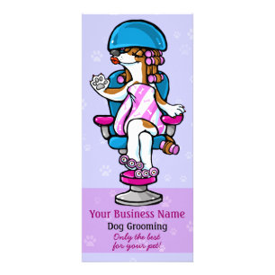 Dog Grooming Service marketing promo card