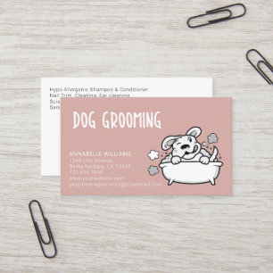 Dog Grooming Services Business Card