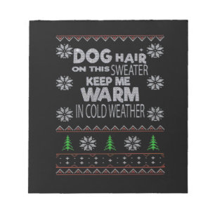 Dog Hair Christmas Sweater Essential T-Shirt Notepad