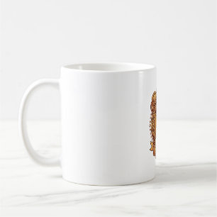 Dog Hair Is Glitter Fluffy Gold Ribbon_1 Coffee Mug