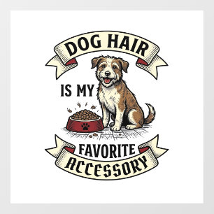 Dog Hair Shirt Vintage Engraving Funny Dog Lover D