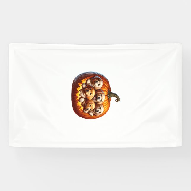 Dog Halloween Banner (Horizontal)