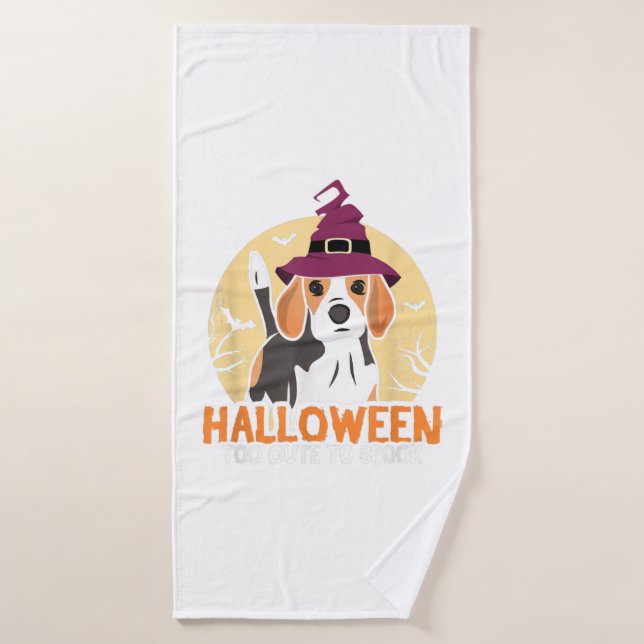 Dog Halloween             Bath Towel (Bath Towel)