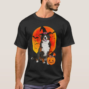 Dog Halloween Bernese Mountain Dog Jack O Lantern  T-Shirt