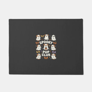 Dog Halloween Bow Party Doormat