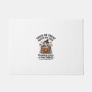 Dog Halloween Candy Night Doormat