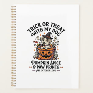 Dog Halloween Candy Night Planner