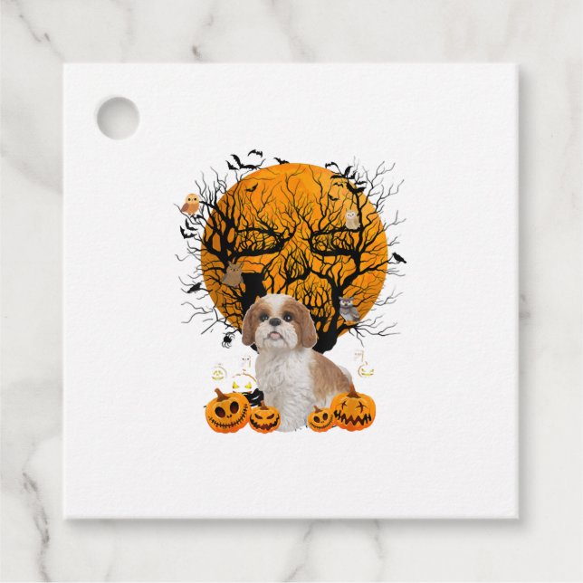 Dog Halloween      Favour Tags (Front)