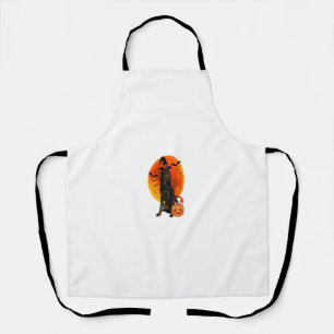 Dog Halloween Gordon Setter Jack O Lantern Pumpkin Apron