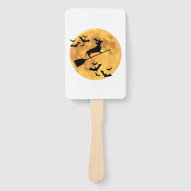 Dog Halloween                          Hand Fan (Front)