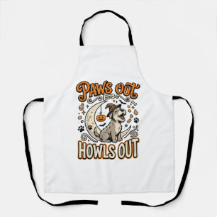 Dog Halloween Howl Party Apron