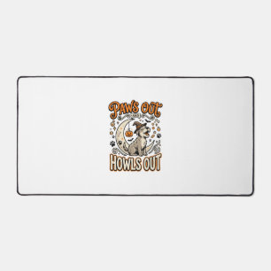 Dog Halloween Howl Party Desk Mat
