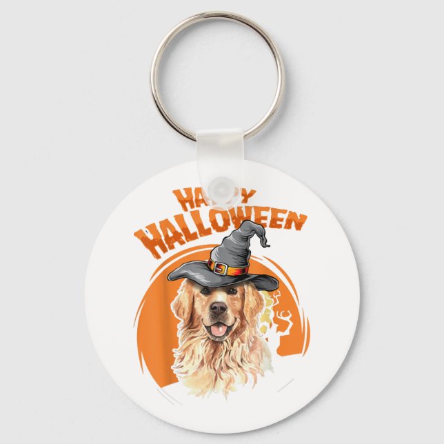 Dog Halloween                 Key Ring (Front)