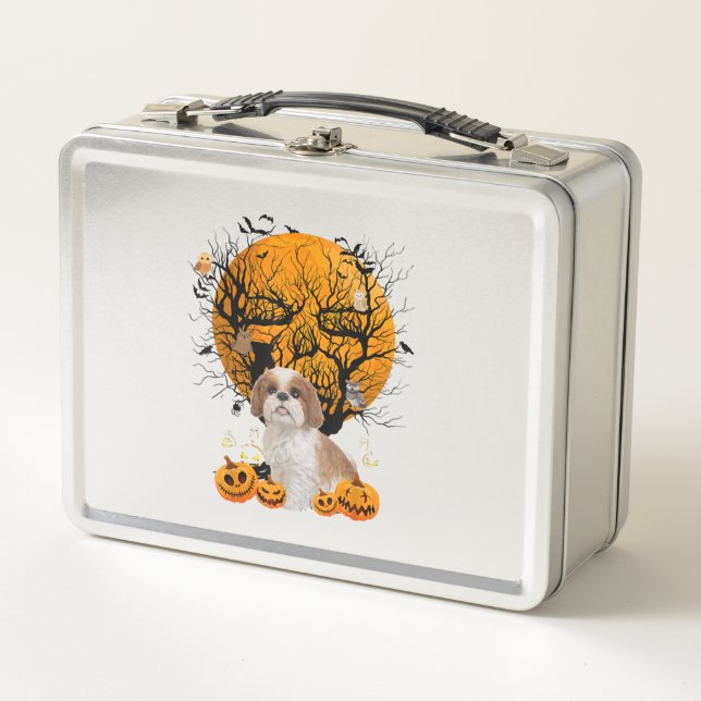 Dog Halloween      Metal Lunch Box (Front)