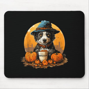 Dog halloween mouse pad
