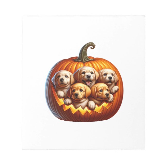 Dog Halloween Notepad (Front)