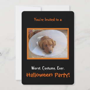 Dog Halloween Party Invitation