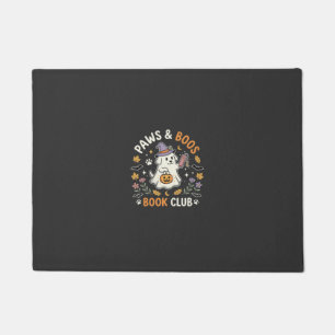 Dog Halloween Paws And Boos Doormat
