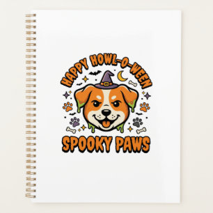 Dog Halloween Spooky Paws Planner
