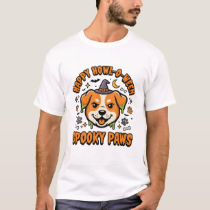 Dog Halloween Spooky Paws T-Shirt